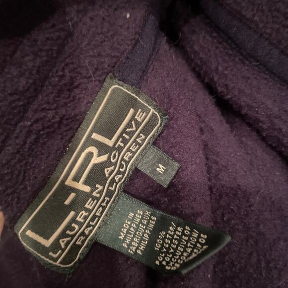 Polo Ralph Lauren vest Mens Fleeced Performance Sleeveless Jacket SZ M Navy Blue - Picture 10 of 10